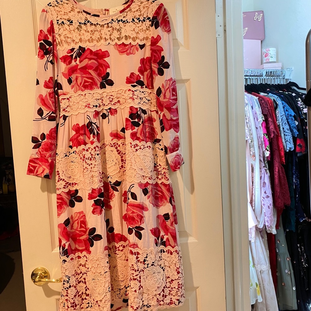 Kate Spade Floral Midi Dress